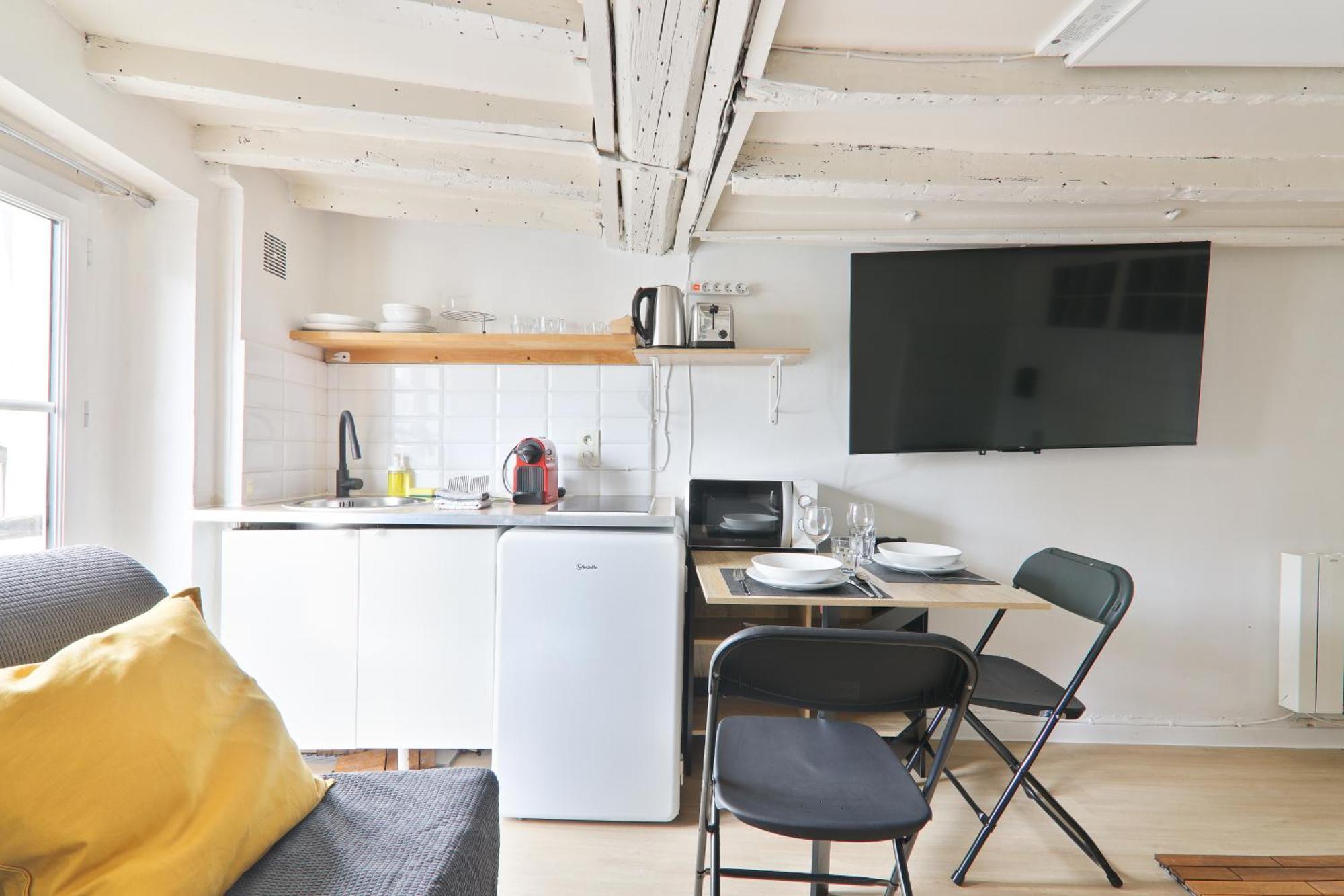 Studio Appartement Quartier Saint-Michel Notre-Dame 3 Free Netflix باريس المظهر الخارجي الصورة